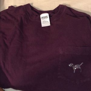 Pink long sleeve shirt